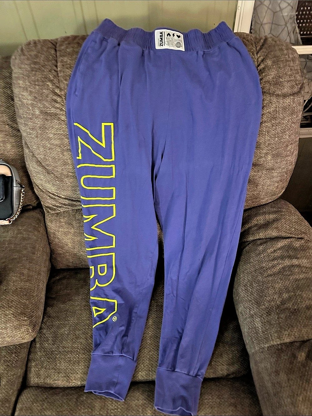 Zumba Marvelous Me Purple Track Pants Like New